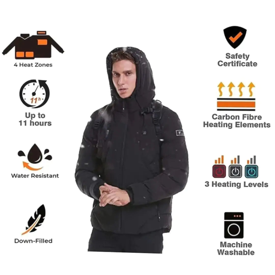 Get trendy with Warmzy® Heated Jacket - Clothing available at Hot Trends Online. Shop Now!