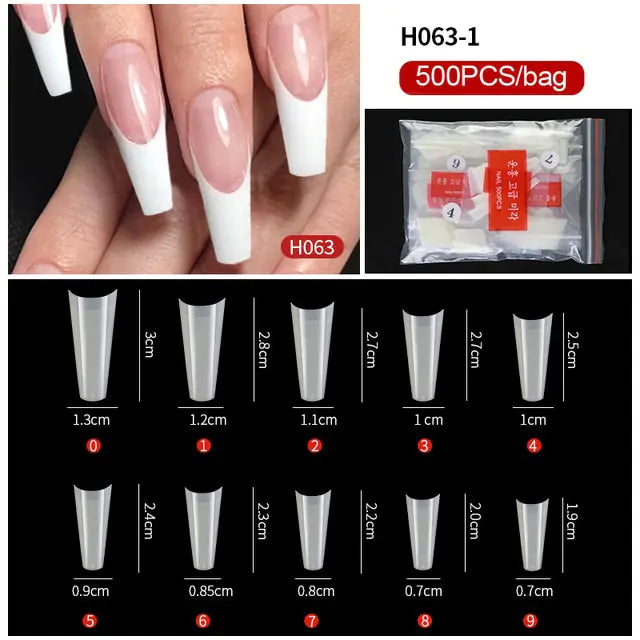 Get trendy with Multiple Shapes Nails Extensions - Nails available at Hot Trends Online. Shop Now!