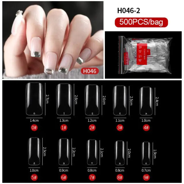 Get trendy with Multiple Shapes Nails Extensions - Nails available at Hot Trends Online. Shop Now!