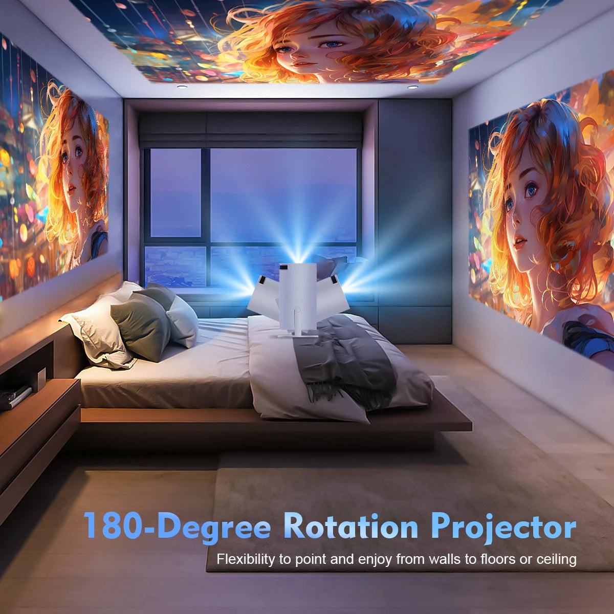 Get trendy with Projector HY300 Pro 4K Android 11 Dual Wifi6 Home Cinema Outdoor Projector - available at Hot Trends Online. Shop Now!