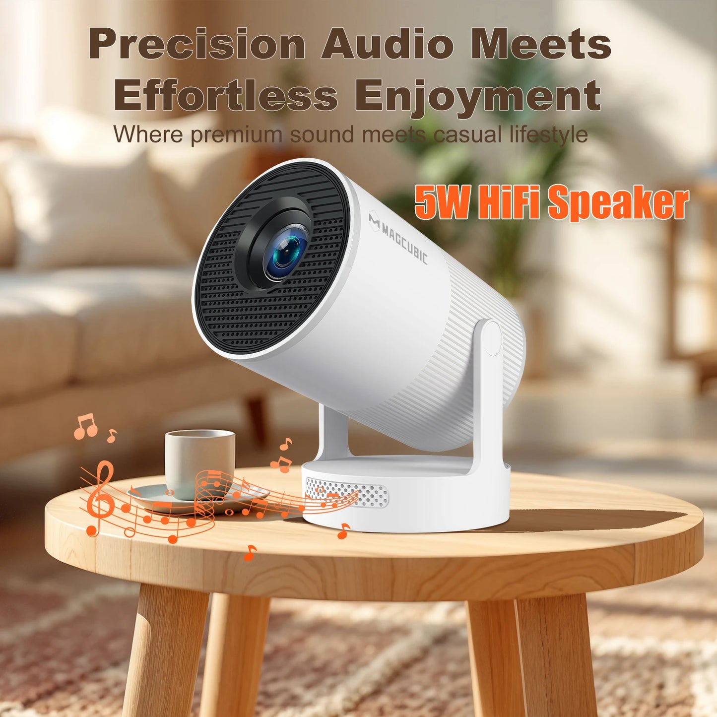 Get trendy with MagCubic HY300 Ultra 4K Portable Outdoor Home Theater - available at Hot Trends Online. Shop Now!