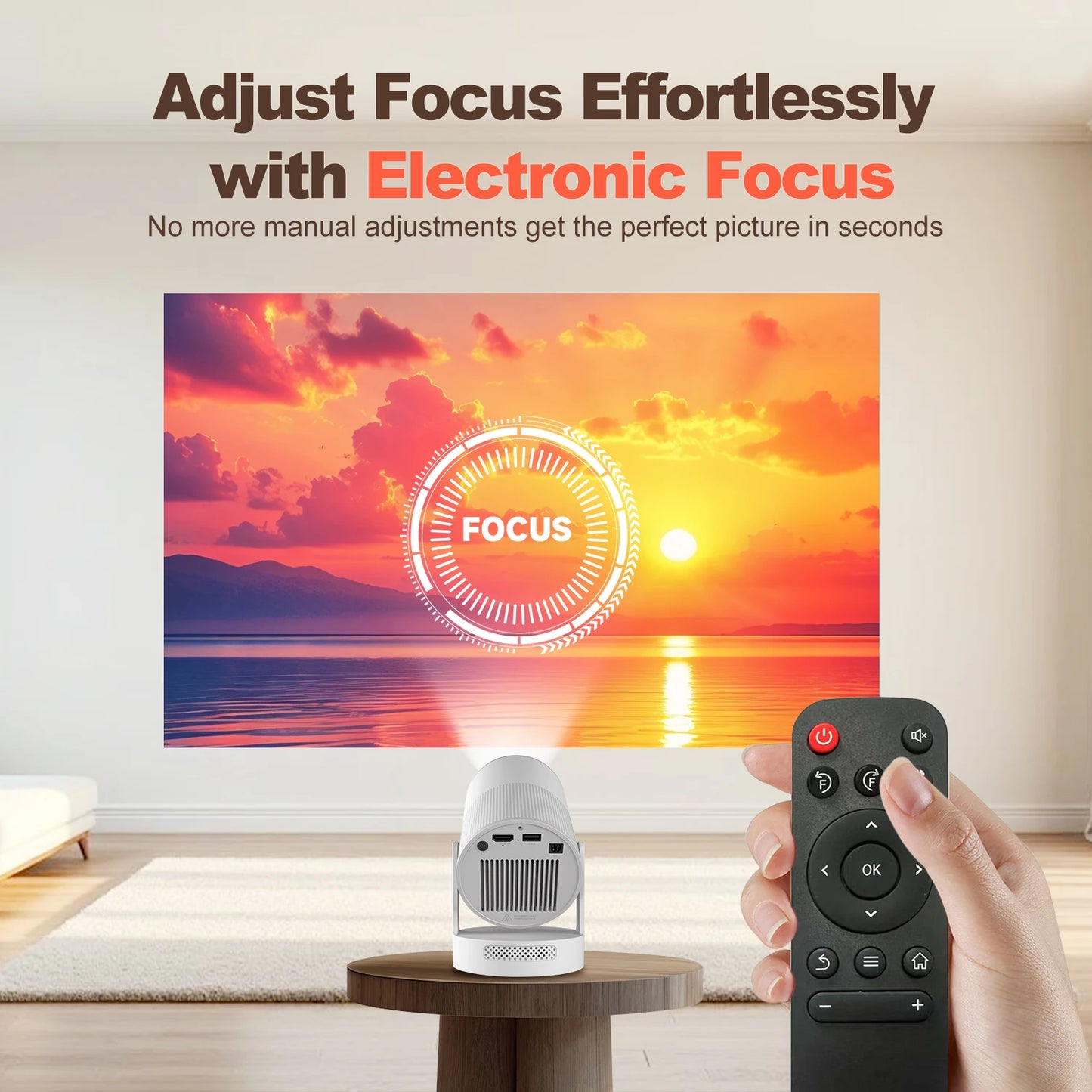 Get trendy with MagCubic HY300 Ultra 4K Portable Outdoor Home Theater - available at Hot Trends Online. Shop Now!