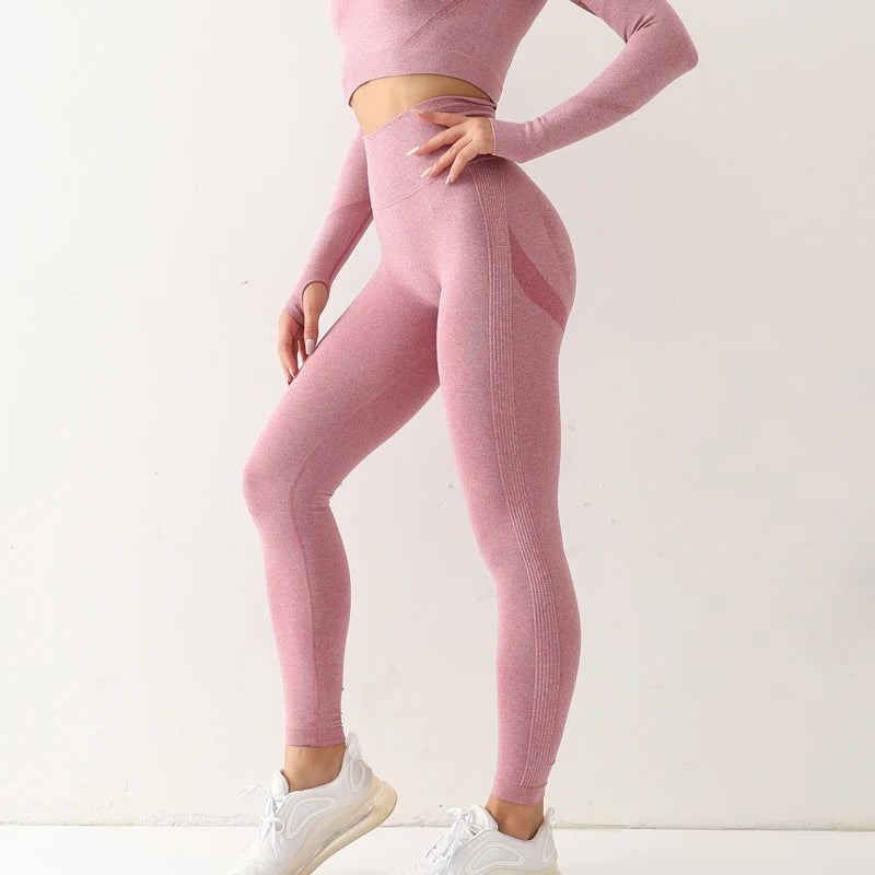Get trendy with Seamless Fitness Leggings For Women - Leggings available at Hot Trends Online. Shop Now!