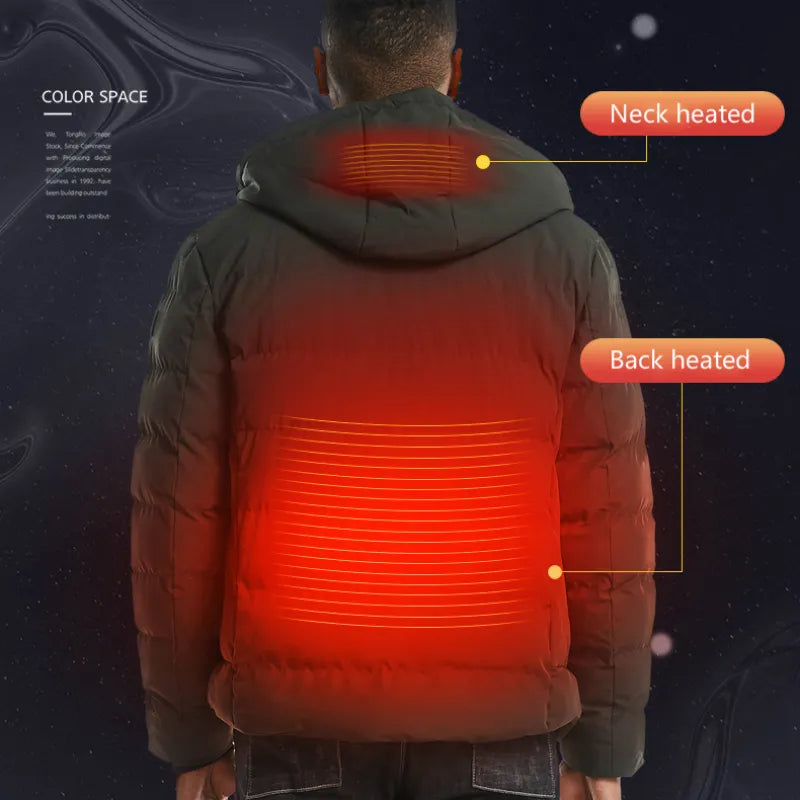 Get trendy with Electric Heated USB Thermal Jacket - Clothing available at Hot Trends Online. Shop Now!