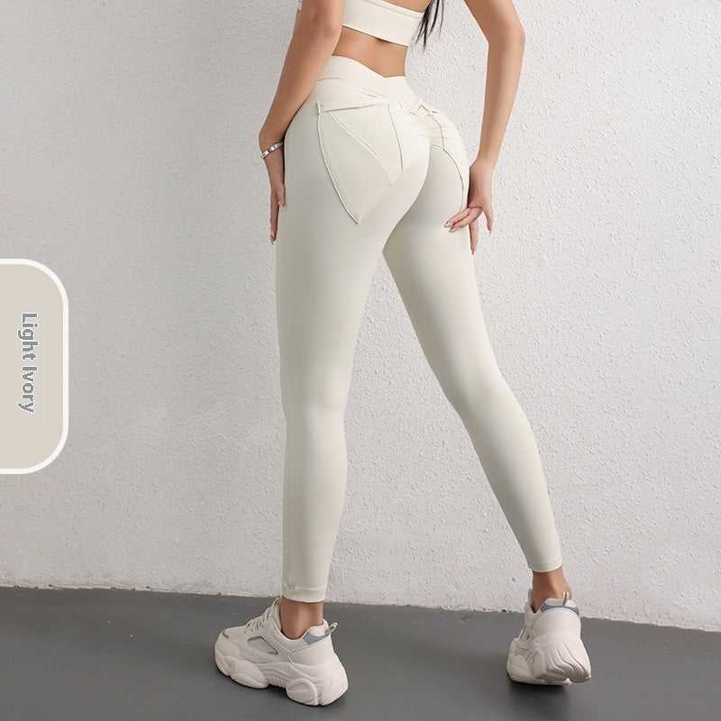 Get trendy with High Waist Yoga Pants With Pockets - Leggings available at Hot Trends Online. Shop Now!