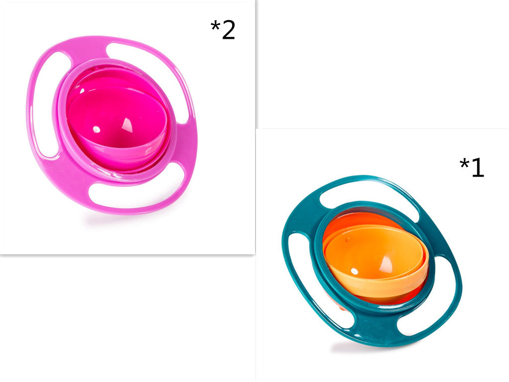 Get trendy with Universal Spill-proof Bowl For Kids: 360 Rotation - Kids available at Hot Trends Online. Shop Now!