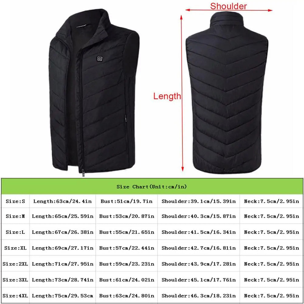 Get trendy with Thermal Heated Vest - Clothing available at Hot Trends Online. Shop Now!