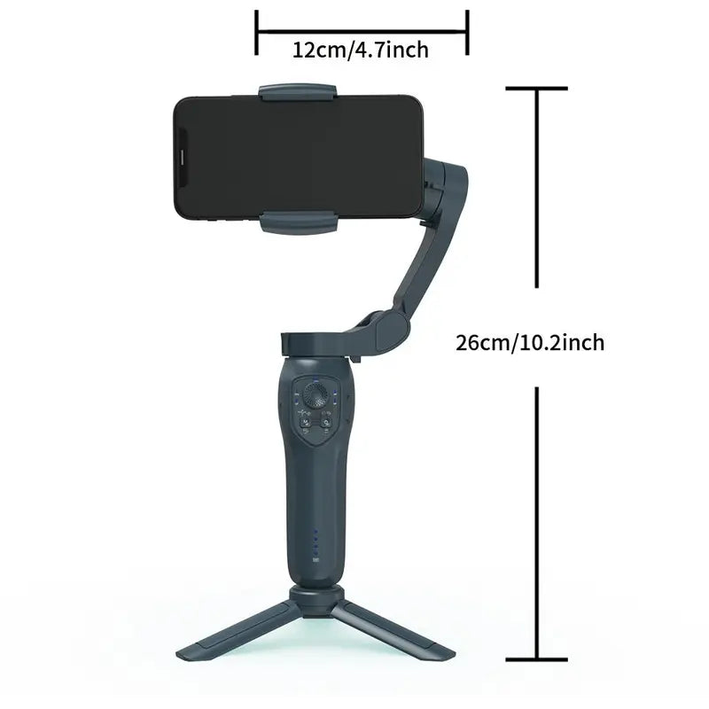 Get trendy with Compact Mobile Phone Gimbal Stabilizer - Mobile Phone Accessories available at Hot Trends Online. Shop Now!