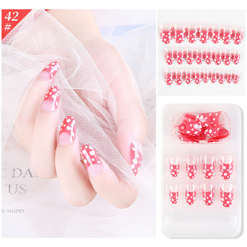 Get trendy with Short Round Multi-designed Press-on Nails - Nails available at Hot Trends Online. Shop Now!