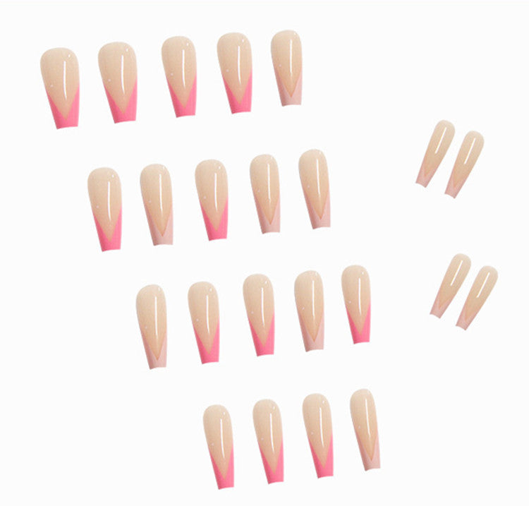 Get trendy with Pink Ballerina French Press-on Nails - Nails available at Hot Trends Online. Shop Now!