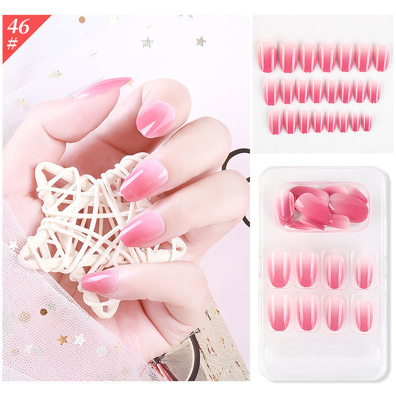 Get trendy with Short Round Multi-designed Press-on Nails - Nails available at Hot Trends Online. Shop Now!