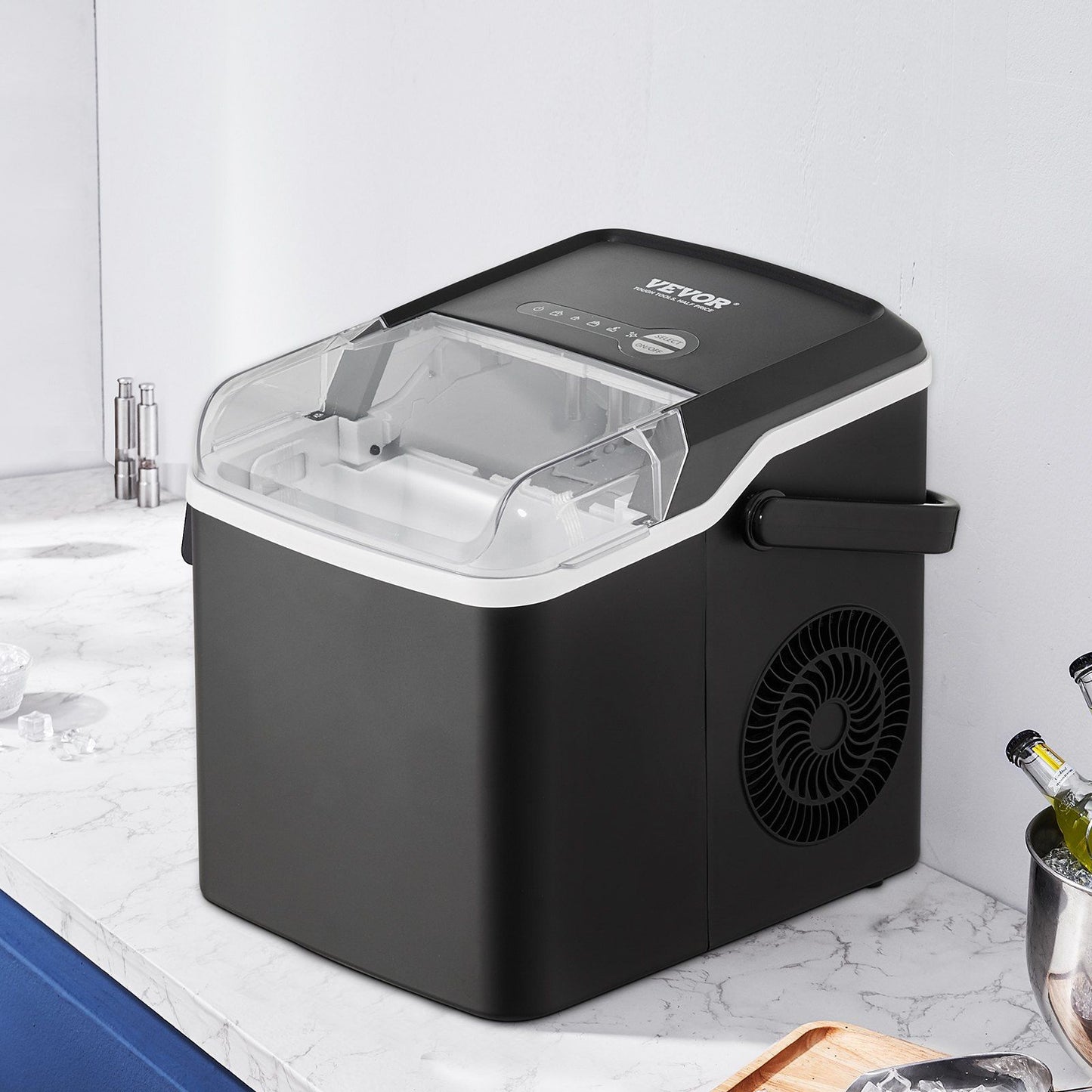 Get trendy with VEVOR Countertop Ice Maker 9 Cubes Ready in 7 Mins - Kitchen Appliance available at Hot Trends Online. Shop Now!