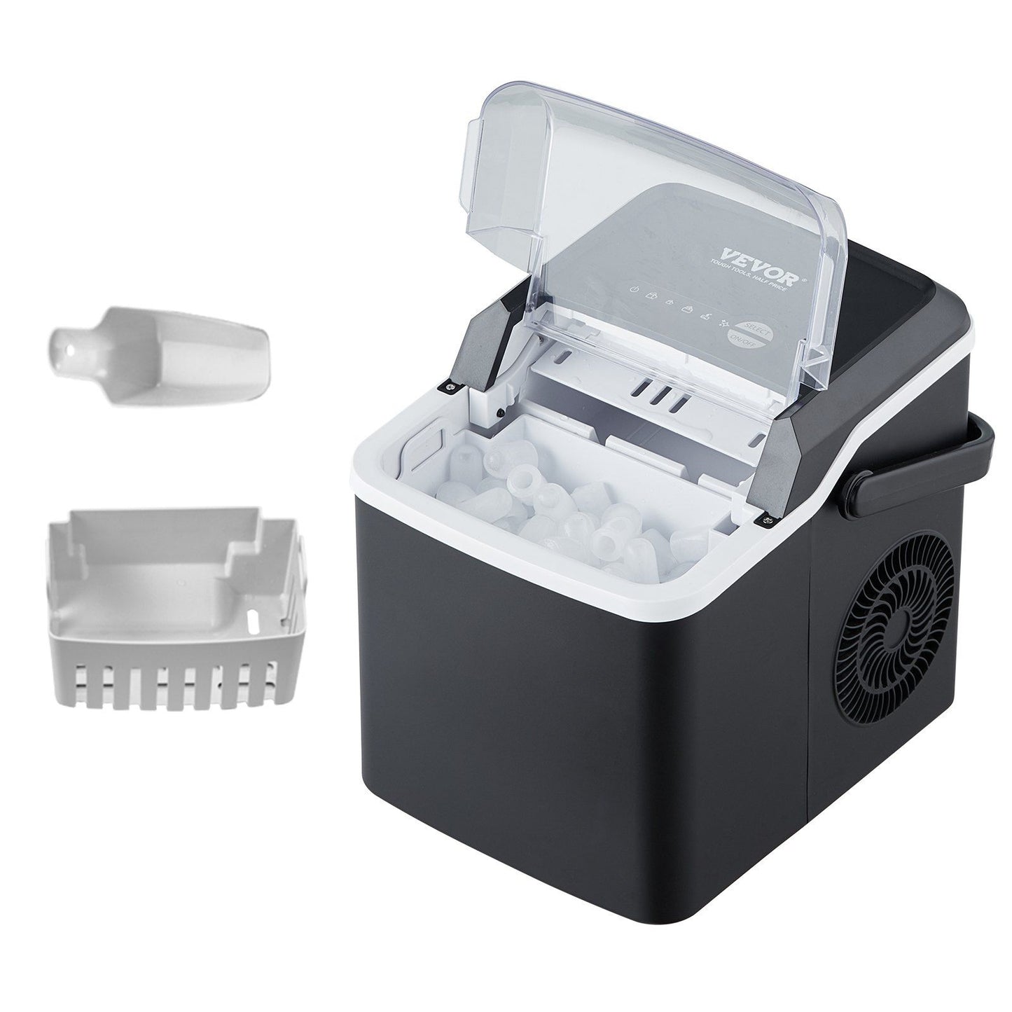 Get trendy with VEVOR Countertop Ice Maker 9 Cubes Ready in 7 Mins - Kitchen Appliance available at Hot Trends Online. Shop Now!
