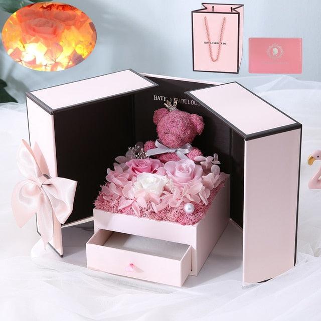 Get trendy with Eternal Rose Flower Gift Box - Roses Divine - Eternal Rose Flower Gift Box available at Hot Trends Online. Shop Now!