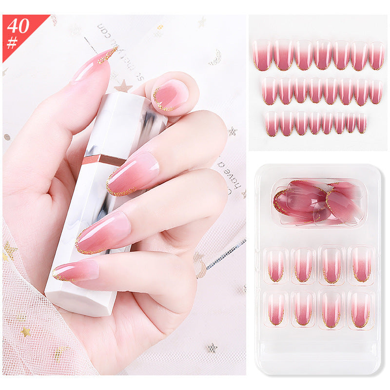 Get trendy with Short Round Multi-designed Press-on Nails - Nails available at Hot Trends Online. Shop Now!