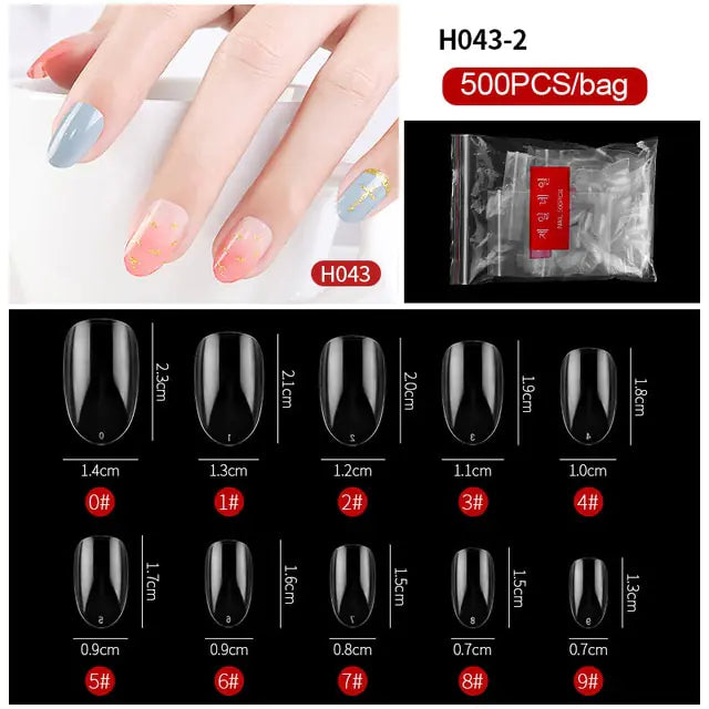 Get trendy with Multiple Shapes Nails Extensions - Nails available at Hot Trends Online. Shop Now!