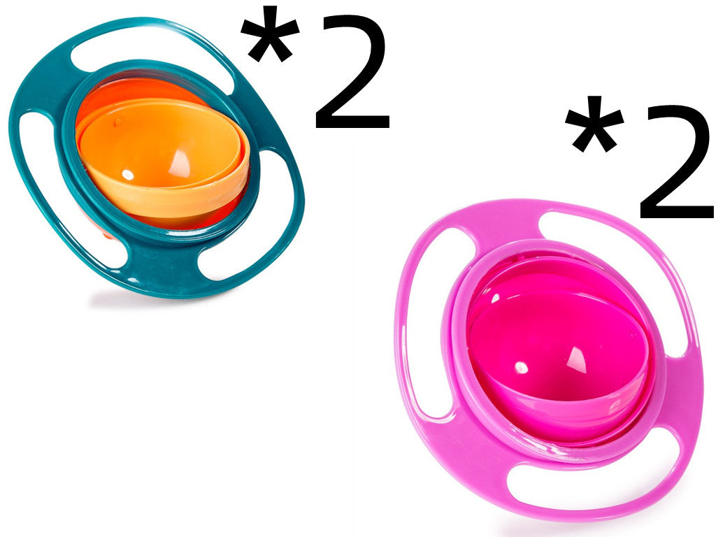 Get trendy with Universal Spill-proof Bowl For Kids: 360 Rotation - Kids available at Hot Trends Online. Shop Now!