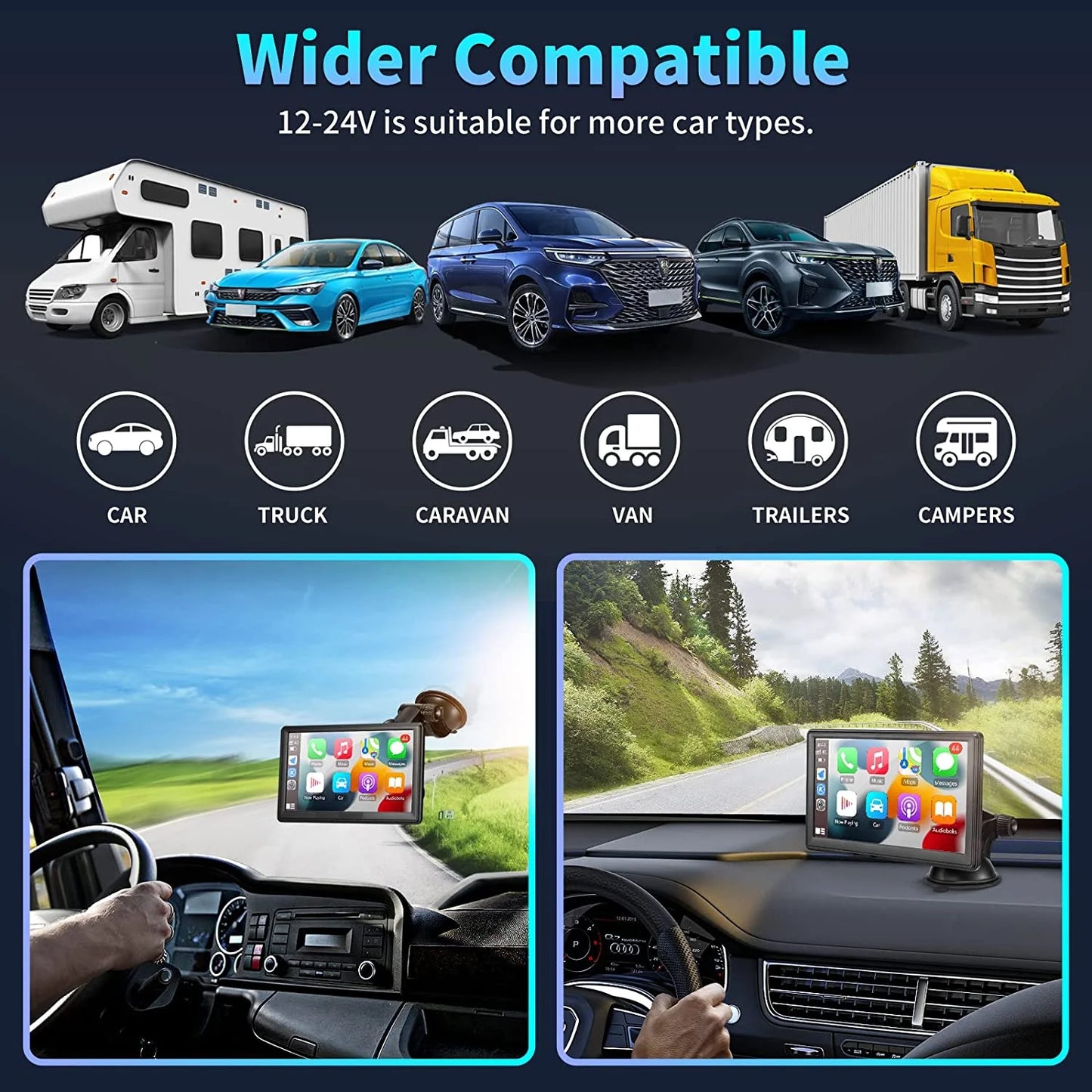 Get trendy with Bluebow 7-Inch Touchscreen Wireless Car Stereo - available at Hot Trends Online. Shop Now!