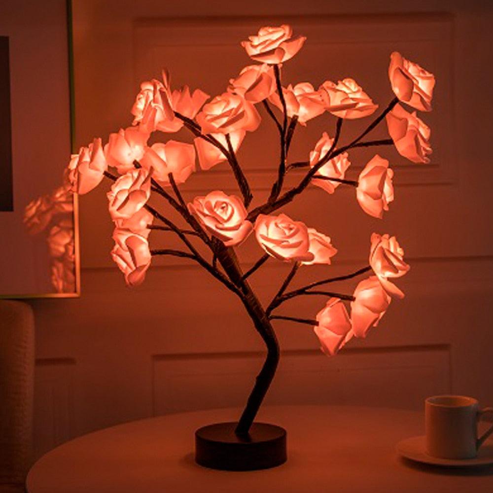 Get trendy with LED Rose Flower Table Lamp - Romantic Gifts available at Hot Trends Online. Shop Now!