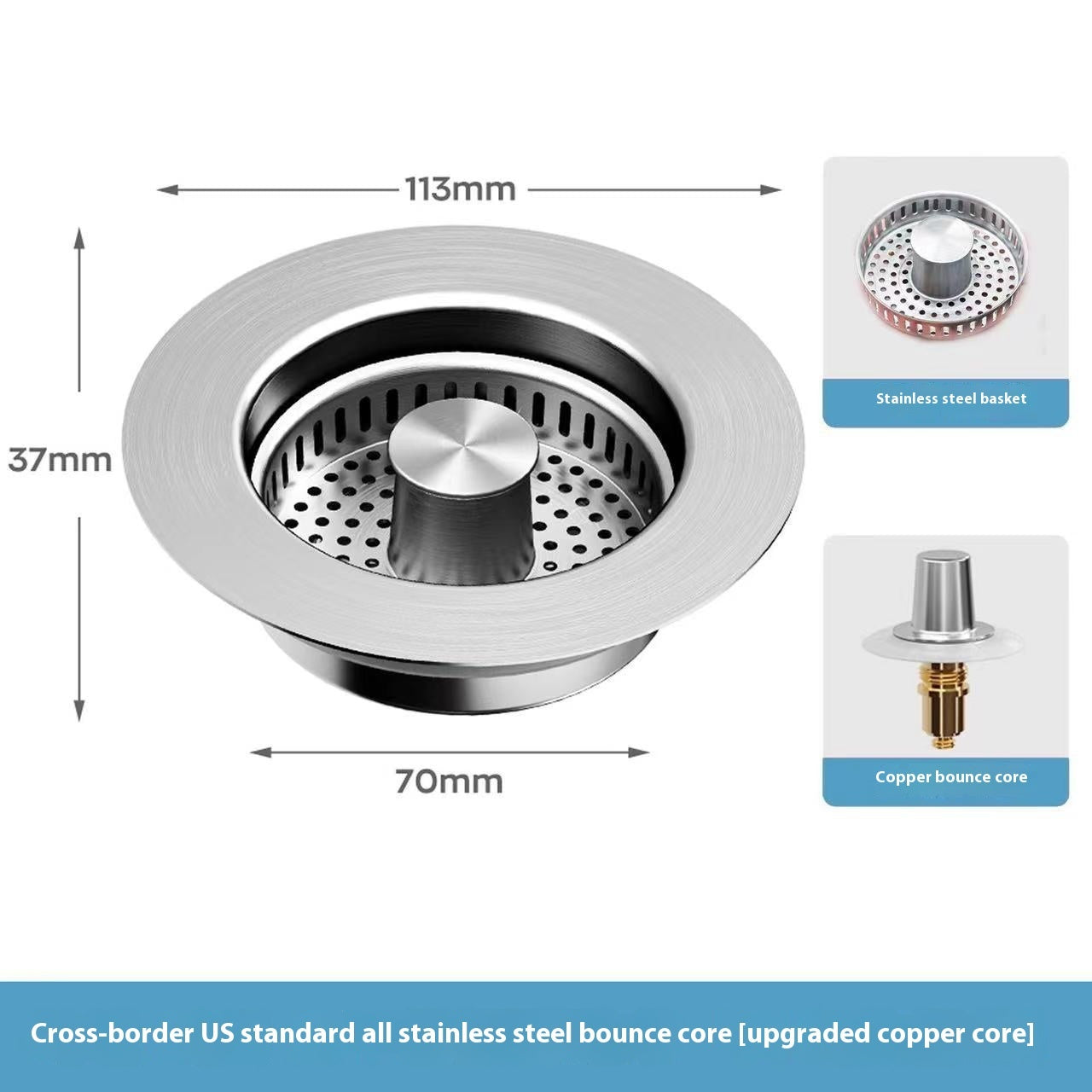 Get trendy with Stainless Steel Kitchen Sink Drain Strainer - Animals & Pet Supplies available at Hot Trends Online. Shop Now!
