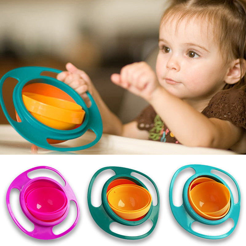 Get trendy with Universal Spill-proof Bowl For Kids: 360 Rotation - Kids available at Hot Trends Online. Shop Now!