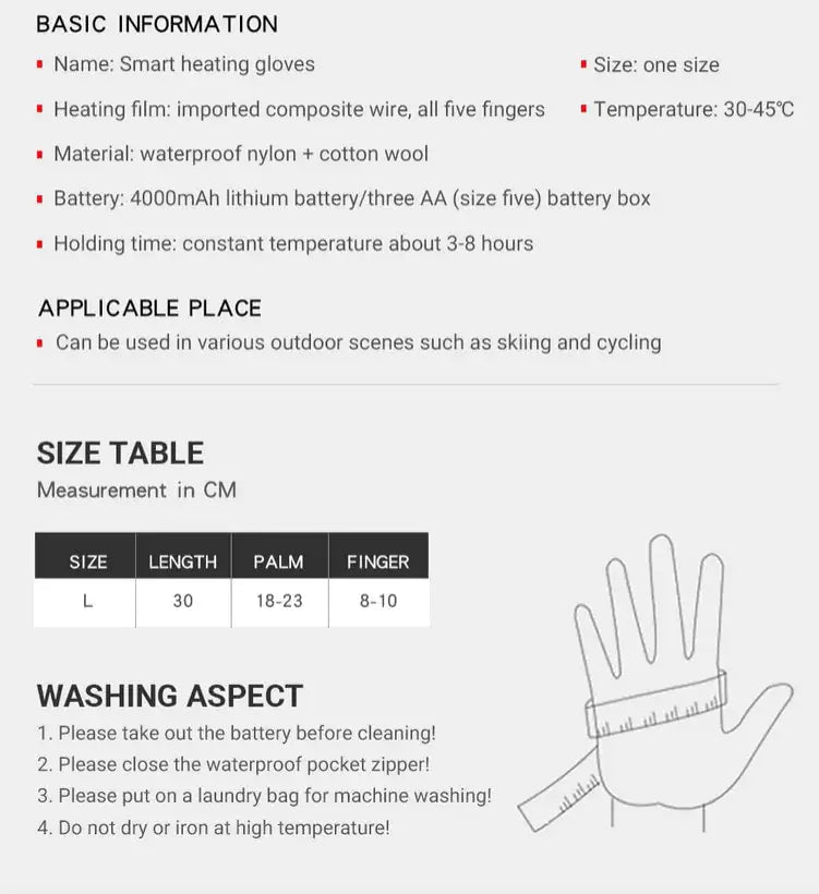 Get trendy with Heated Snow Gloves - Clothing available at Hot Trends Online. Shop Now!
