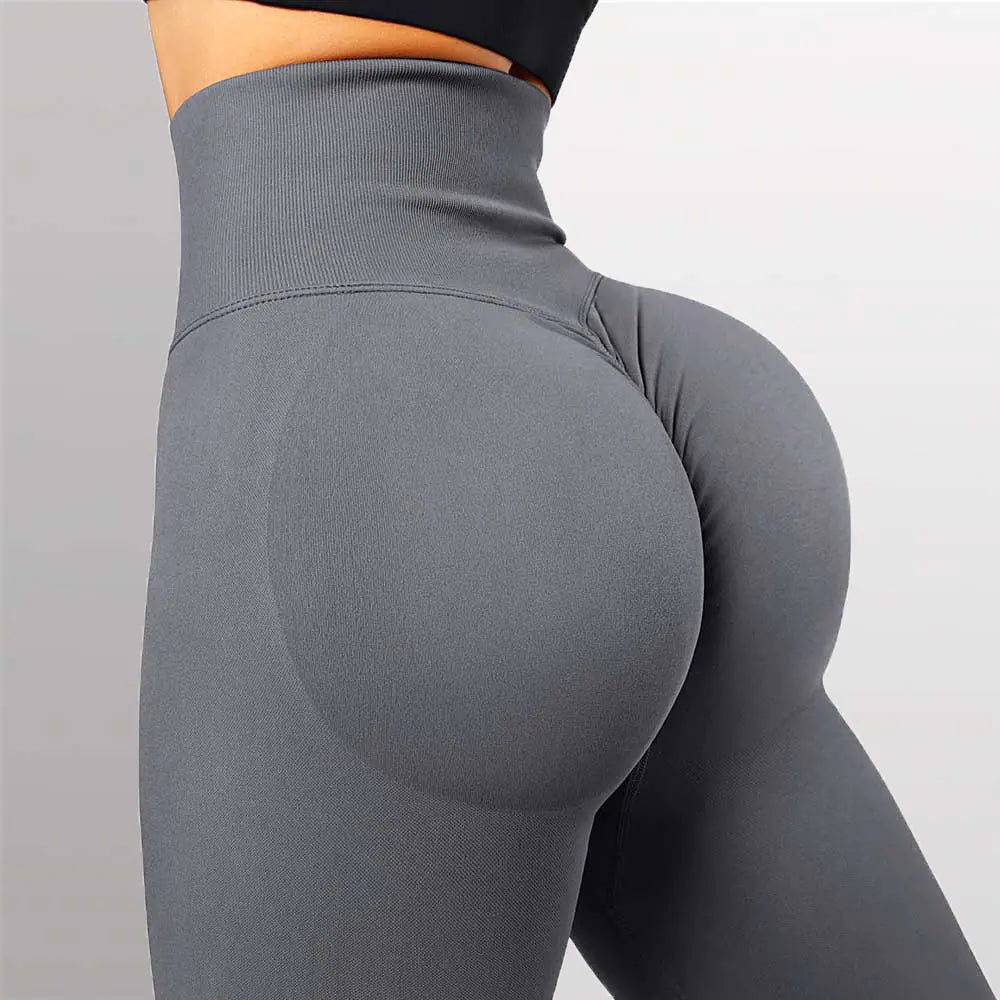 Get trendy with High Waist Scrunch Bum Durable Leggings - Leggings available at Hot Trends Online. Shop Now!