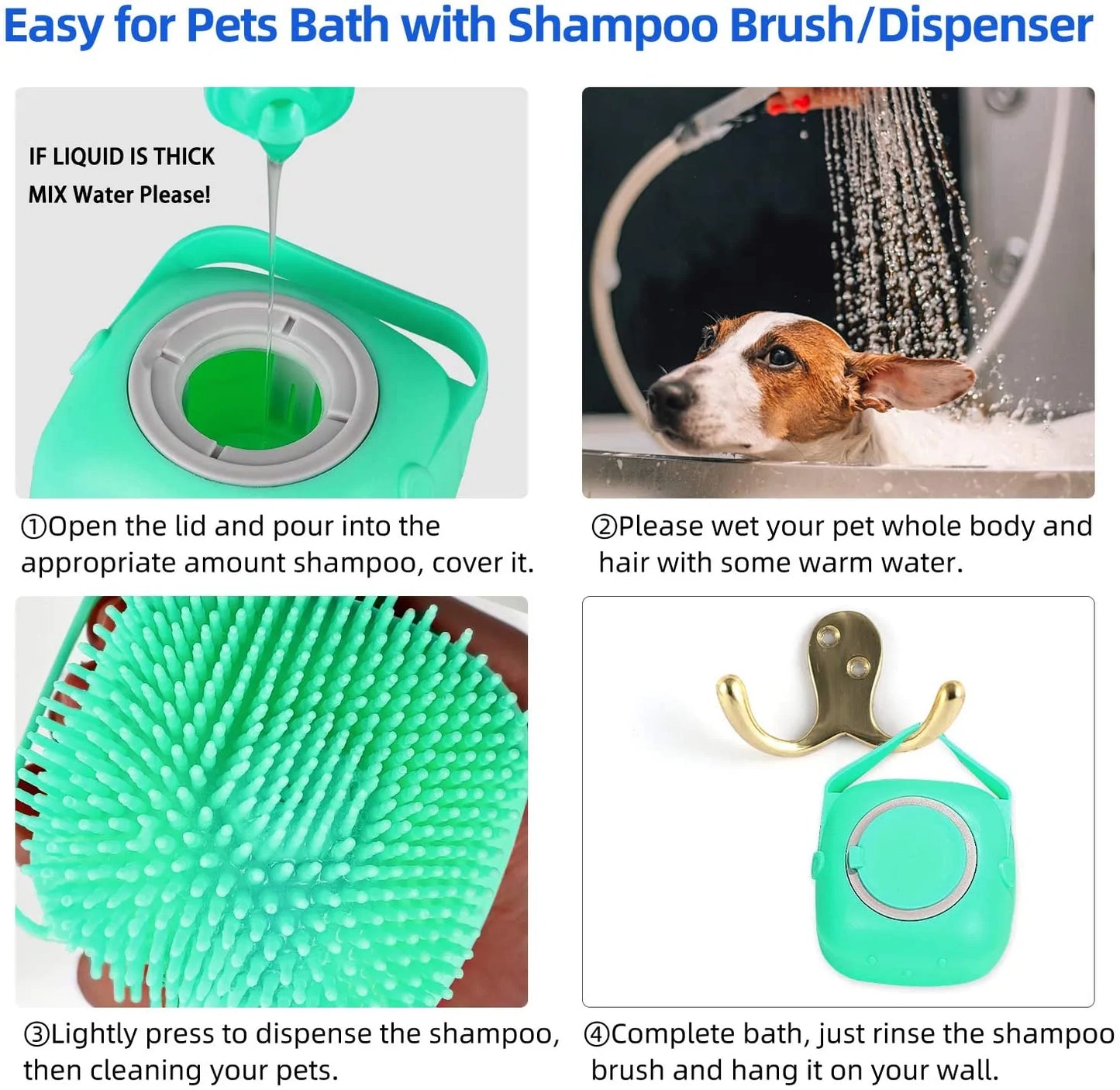 Get trendy with Pet Shampoo Brush - Pet Accessory available at Hot Trends Online. Shop Now!