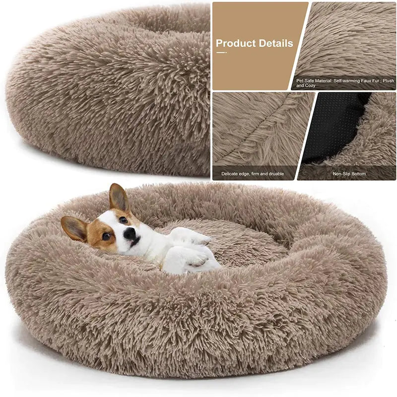 Get trendy with Pet Dog Bed Comfortable Donut Cuddler - Pet Accessory available at Hot Trends Online. Shop Now!