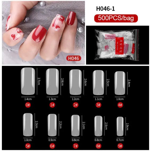 Get trendy with Multiple Shapes Nails Extensions - Nails available at Hot Trends Online. Shop Now!