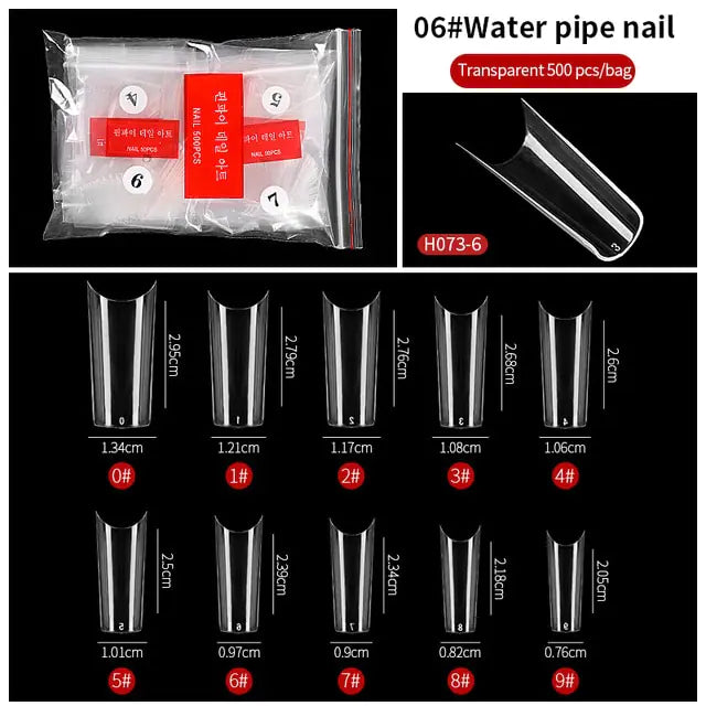 Get trendy with Multiple Shapes Nails Extensions - Nails available at Hot Trends Online. Shop Now!