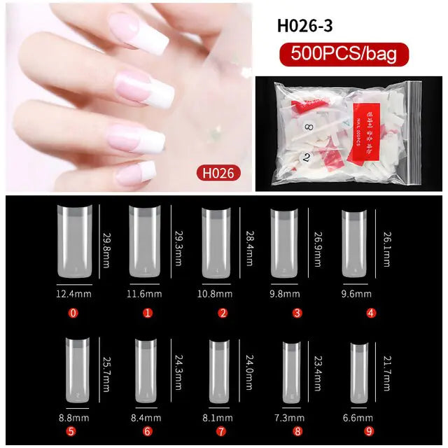 Get trendy with Multiple Shapes Nails Extensions - Nails available at Hot Trends Online. Shop Now!