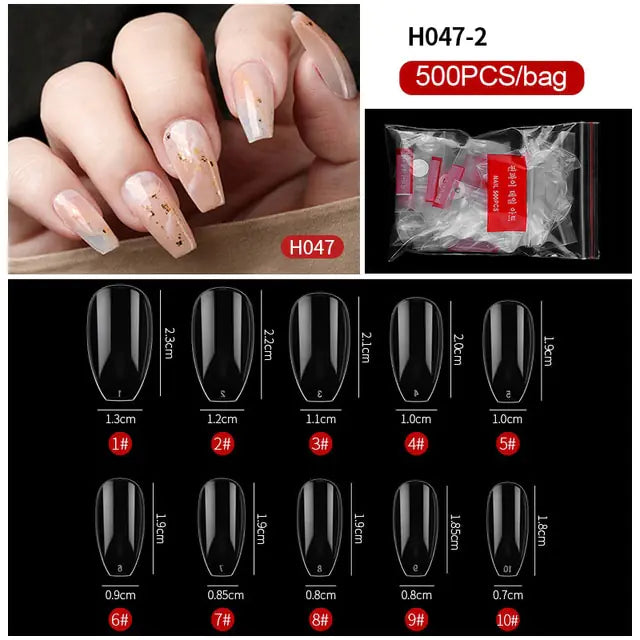 Get trendy with Multiple Shapes Nails Extensions - Nails available at Hot Trends Online. Shop Now!