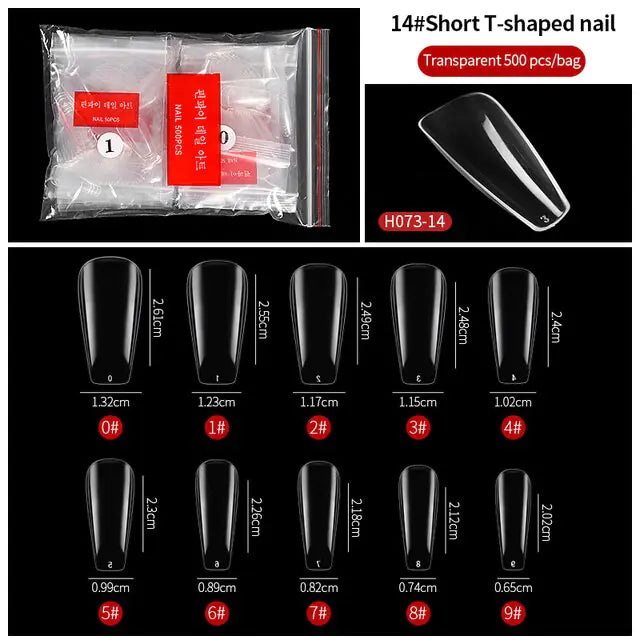 Get trendy with Multiple Shapes Nails Extensions - Nails available at Hot Trends Online. Shop Now!