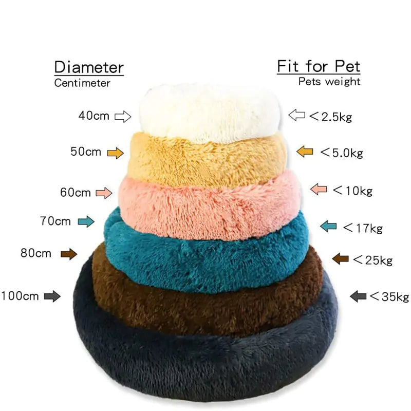 Get trendy with Pet Dog Bed Comfortable Donut Cuddler - Pet Accessory available at Hot Trends Online. Shop Now!