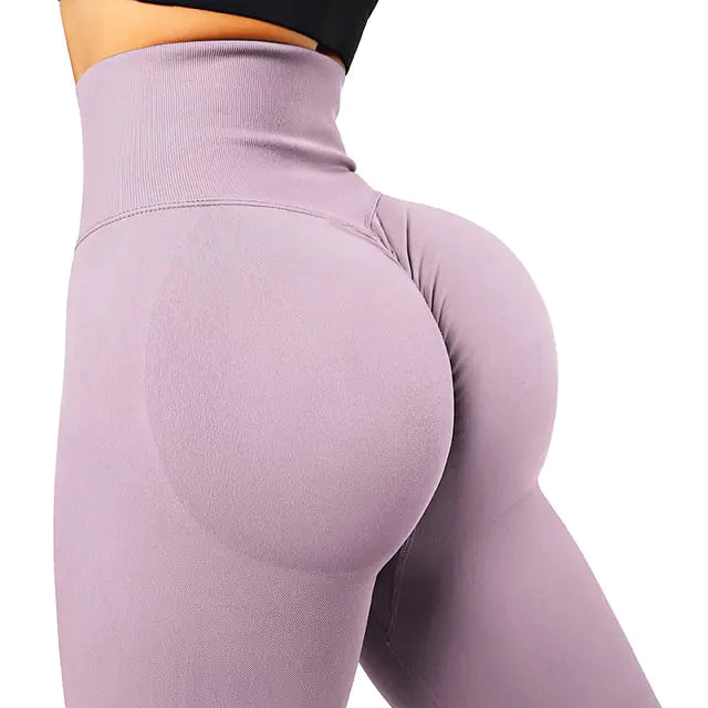 Get trendy with High Waist Scrunch Bum Durable Leggings - Leggings available at Hot Trends Online. Shop Now!