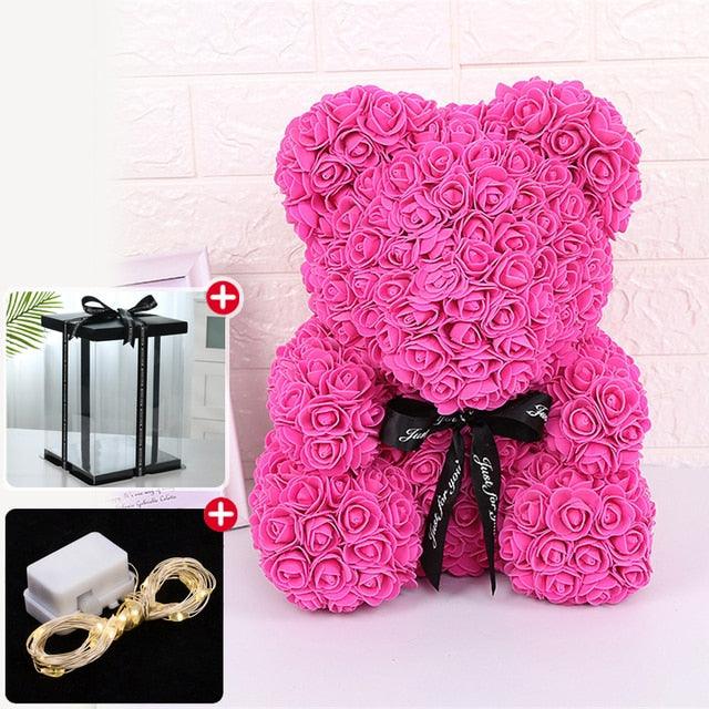 Get trendy with Wedding Decoration Rose Bear - Gift available at Hot Trends Online. Shop Now!
