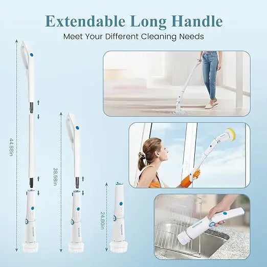 Get trendy with Electric Spin Scrubber Brush - Cleaning Tools available at Hot Trends Online. Shop Now!