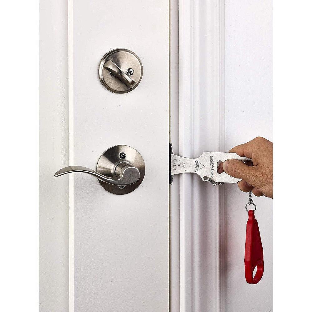 Get trendy with Portable Temporary Lock For Door - Door Lock available at Hot Trends Online. Shop Now!