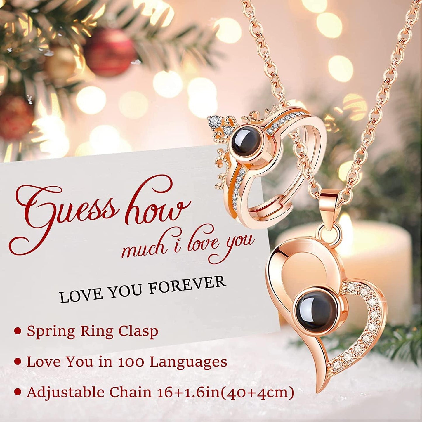 Get trendy with Preserved Blue Real Rose with I Love You Necklace - Gift available at Hot Trends Online. Shop Now!
