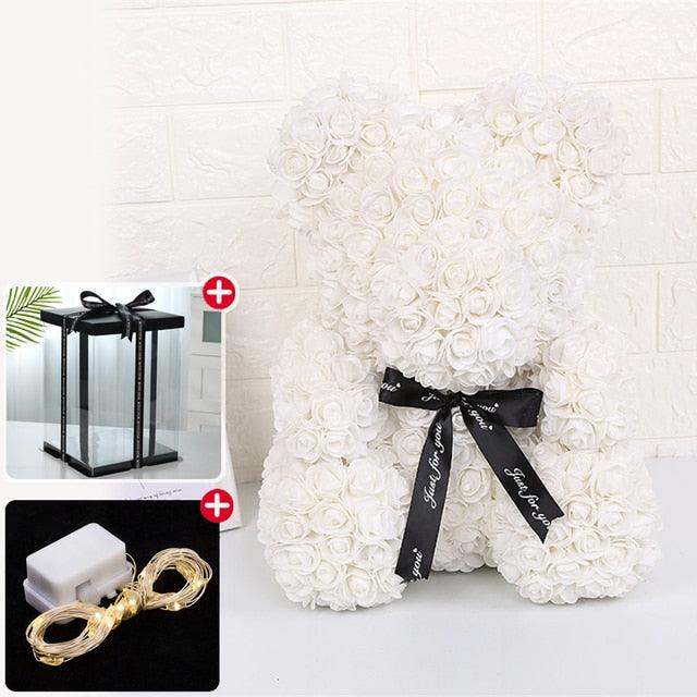 Get trendy with Wedding Decoration Rose Bear - Gift available at Hot Trends Online. Shop Now!
