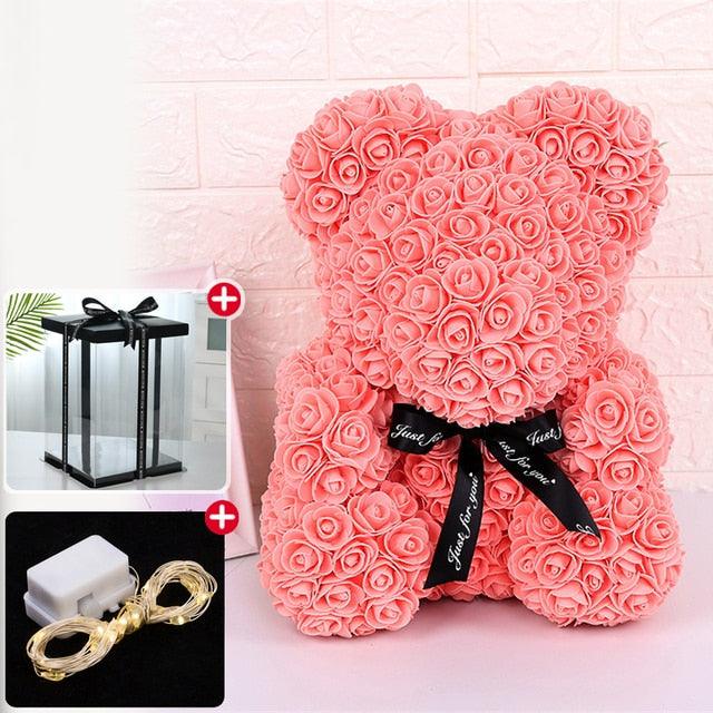 Get trendy with Wedding Decoration Rose Bear - Gift available at Hot Trends Online. Shop Now!