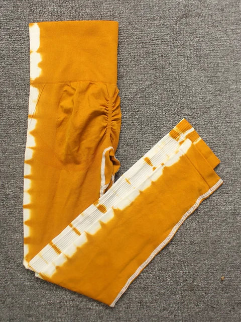 Get trendy with Thick Thigh Seamless Tie Dye Leggings - Leggings available at Hot Trends Online. Shop Now!
