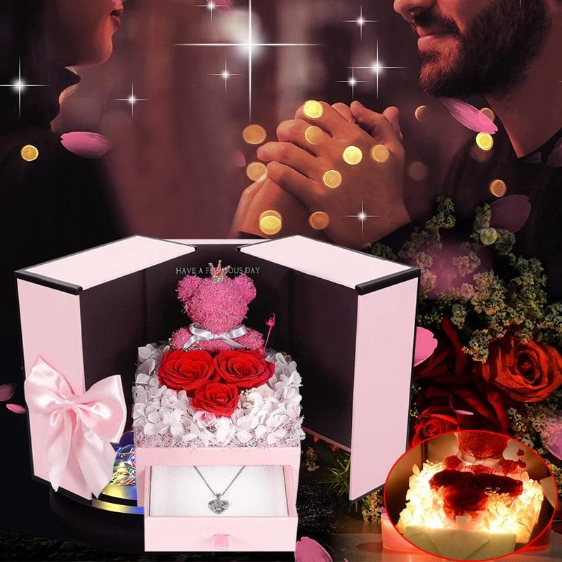 Get trendy with Eternal Rose Flower Gift Box - Roses Divine - Eternal Rose Flower Gift Box available at Hot Trends Online. Shop Now!