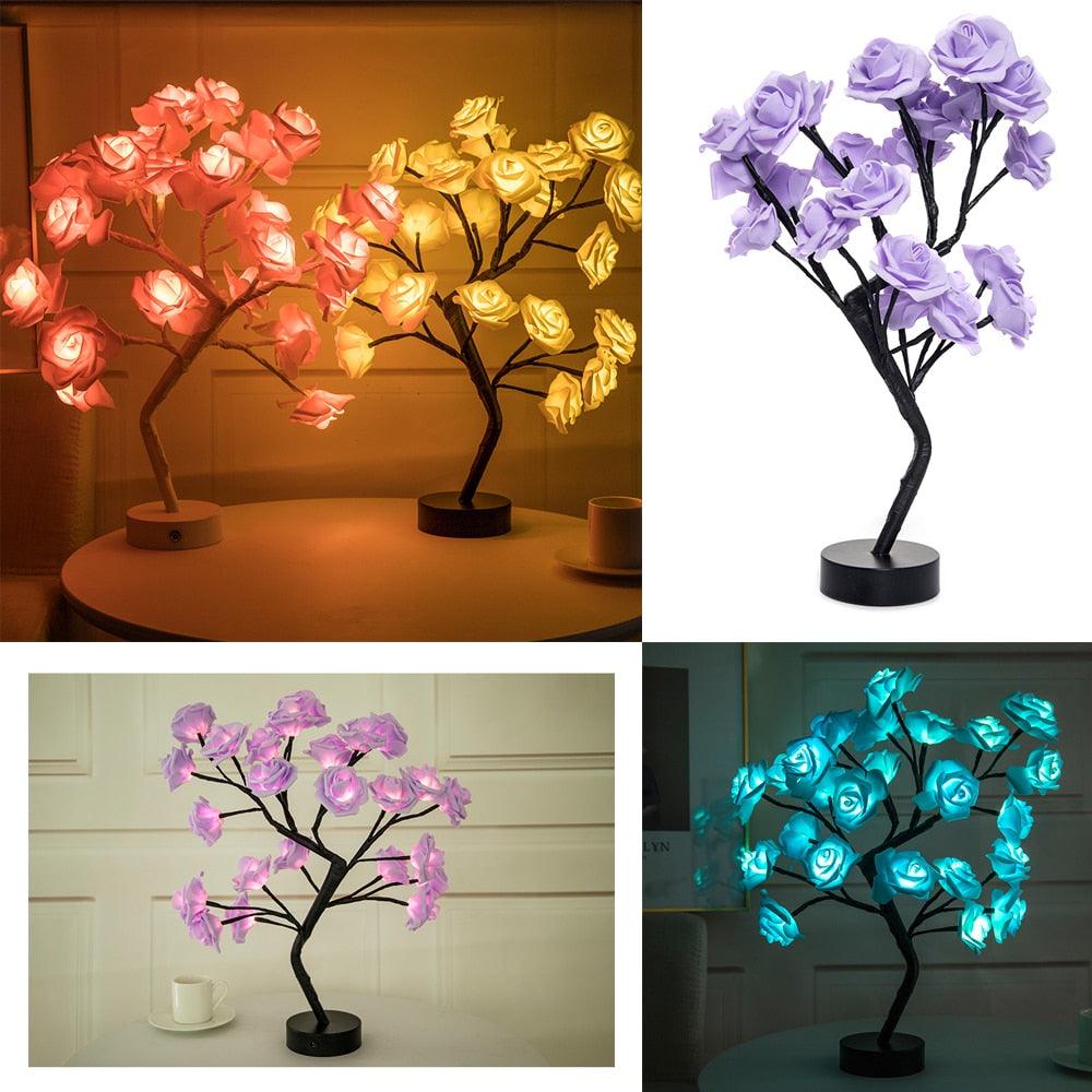 Get trendy with LED Rose Flower Table Lamp - Romantic Gifts available at Hot Trends Online. Shop Now!