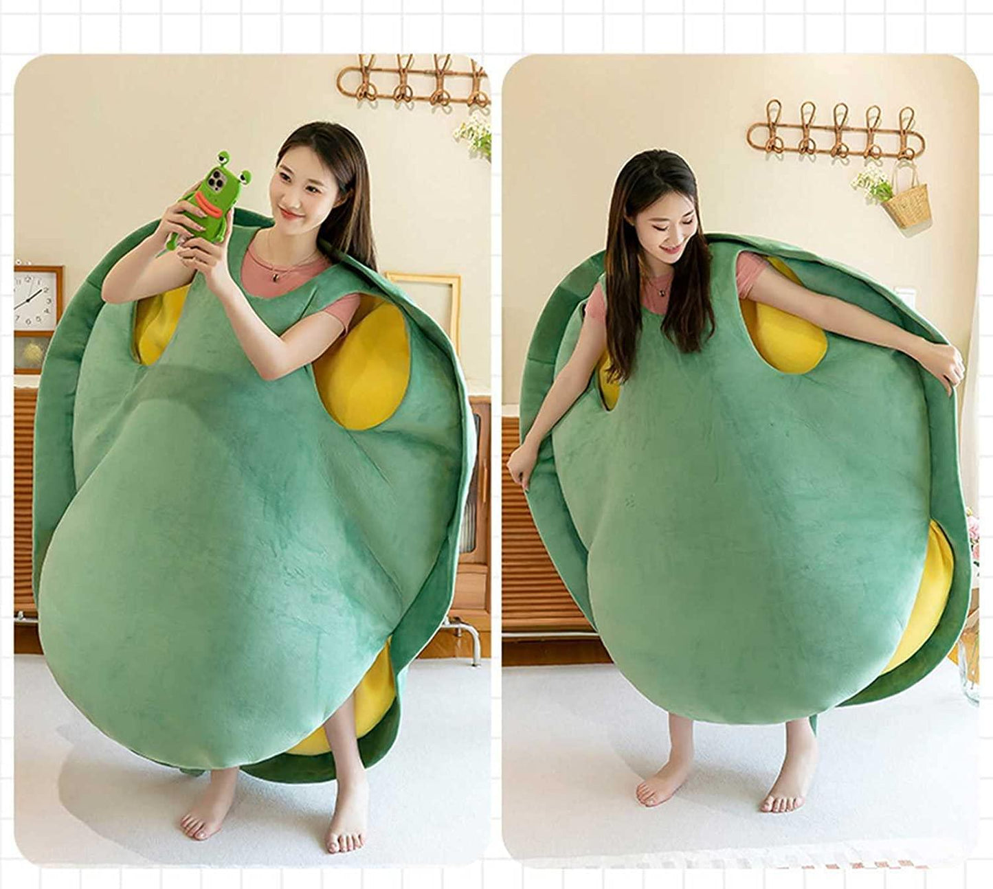 Get trendy with Wearable Turtle Shell Pillows - Green - Wearable Pillows available at Hot Trends Online. Shop Now!