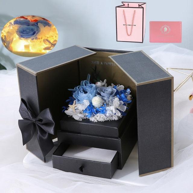 Get trendy with Eternal Rose Flower Gift Box - Roses Divine - Eternal Rose Flower Gift Box available at Hot Trends Online. Shop Now!