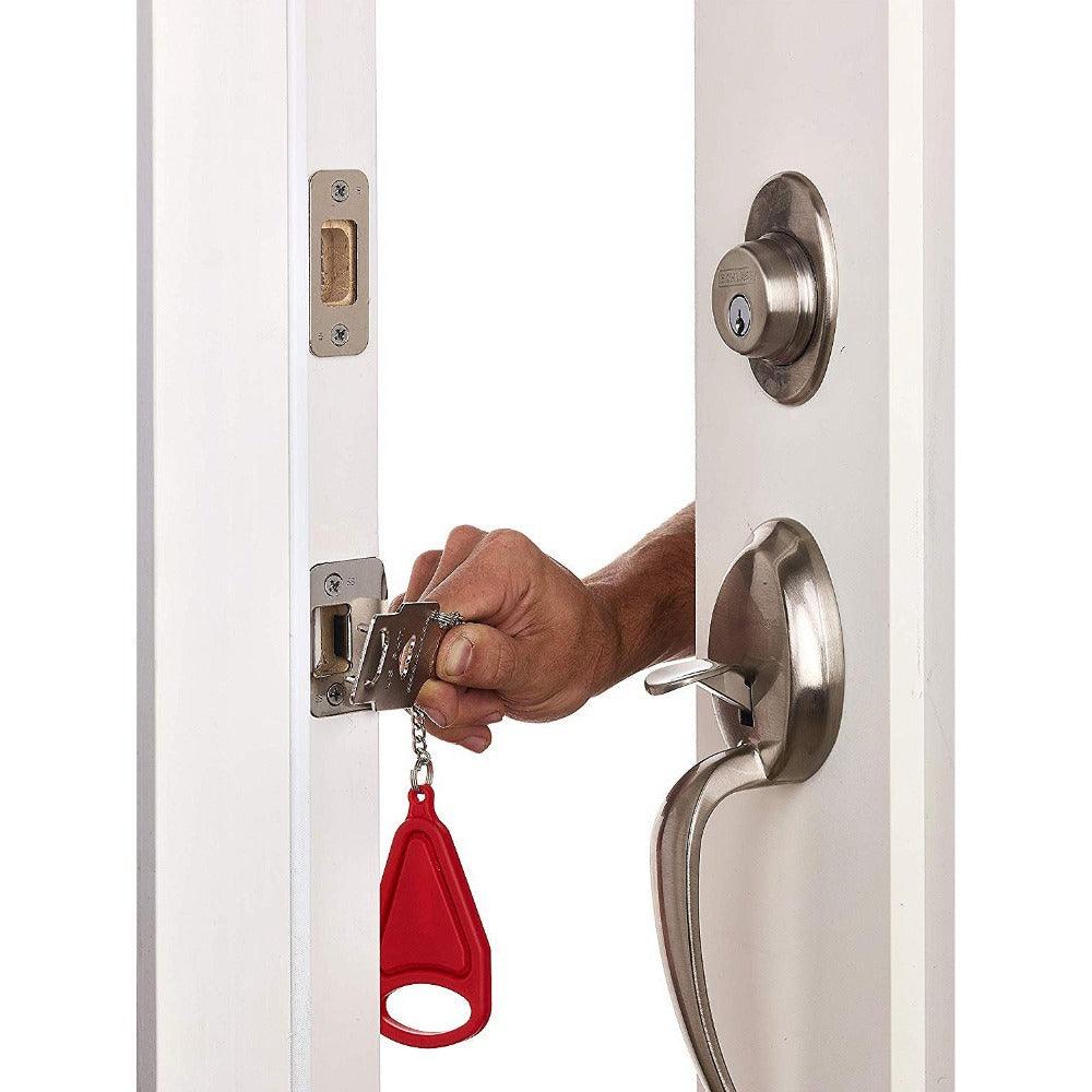 Get trendy with Portable Temporary Lock For Door - Door Lock available at Hot Trends Online. Shop Now!