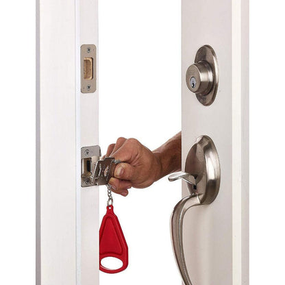 Portable Temporary Lock For Door | Hot Trends Online - Premium Door Lock - Just $14.99! Shop now at Hot Trends Online