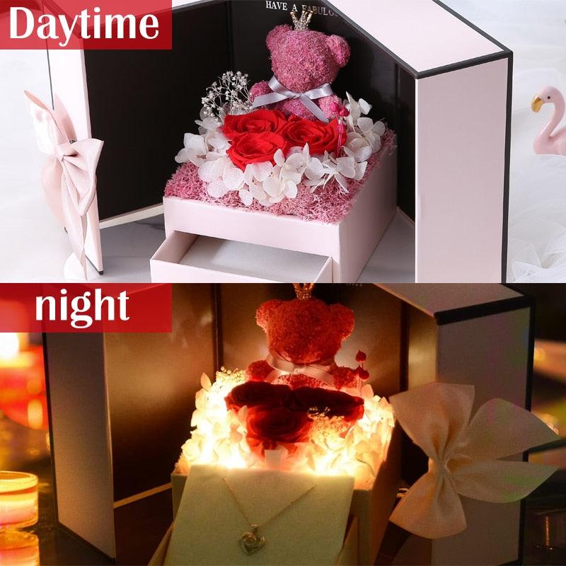 Get trendy with Eternal Rose Flower Gift Box - Roses Divine - Eternal Rose Flower Gift Box available at Hot Trends Online. Shop Now!